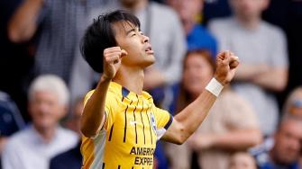 2024年08月18日 开门红！布莱顿3-0十人埃弗顿 三笘薰赛季首球+造扬直红黑贝传射